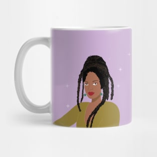 Portrait of young woman Mug